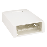 CBXF12IW-AY - Panduit Caja de Montaje en Superficie / 12 Puertos Mini-Com / Almacenamiento 24 m (78.7 ft)