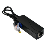 WI-POE51S-48V - Splitter PoE / IEEE 802.3af/at / 30W / Puerto Gigabit / Salida DC 12V 2A / Indicadores LED