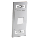 MX-FP-S-02-02 - Siemon Placa de Pared Modular / 2 Salidas Single Gang / Termoplástico Blanco MX-FP-S-02-02