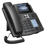 X4G - Teléfono IP Empresarial / 4 Líneas SIP / 2 Pantallas LCD / 6 Teclas BLF/DSS / Puertos Gigabit / PoE / Conferencia 3 Vías
