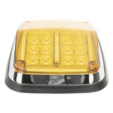 XT1895A - Luz de Advertencia LED / 8 x 6 in (203 x 152 mm) / Color Ámbar / 24 LEDs / IP67 / 11 Patrones de Destello / 12-30 VCD