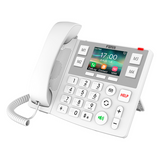 X305 - Teléfono IP / Pantalla 3.5 Pulgadas / Wi-Fi Dual Band / Botones Braille / Bluetooth 4.2 / PoE / 2 Líneas SIP