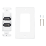 LP-FP-091 - Linkedpro By Epcom Placa de Pared / 2 Puertos HDMI Hembra a Hembra / 4K UHD LP-FP-091