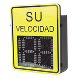 XRADAR-IP - Radar Medidor de Velocidad / 3 Dígitos / TCP IP / Doble Relé / Detección Bidireccional / 200 m (656.2 ft)