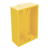 KIT-71100A-Y - Caja trasera de montaje color amarillo para estaciones de parada STOPPER