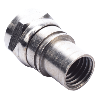 TT-CON-536 - Conector F Macho / Plegable con Pin / Bronce Niquelado / Oro 24K / Teflón / RG-59