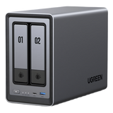 25242 - Ugreen NASync DXP2800 NAS Compacto Intel® N N100 8 GB DDR5 UGOS Pro Negro