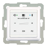1212 - Mando Bluetooth IP | Control Táctil | Compatible Sistema Millennium | Alimentación PoE | Color Blanco |