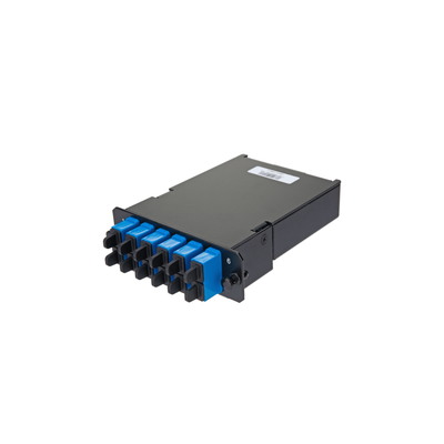 FCS9N-12-03P - Panduit Placa Acopladora de Fibra Óptica / 12 Pigtails Monomodo OS2 / 6 Conectores SC Duplex