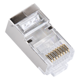 TC6S-PASS - Linkedpro By Epcom Plugs Pass Through / Cat6 Blindado / Chapado Oro 30μm TC6S-PASS