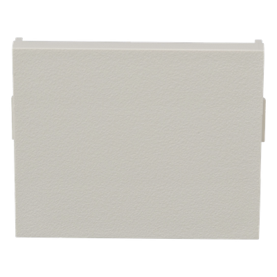 CHB2IW-X - Módulo de Tapa Ciega / 1/2 Elemento / Blanco Mate / ABS / 1.56 x 1.34 x 0.11 pulgadas
