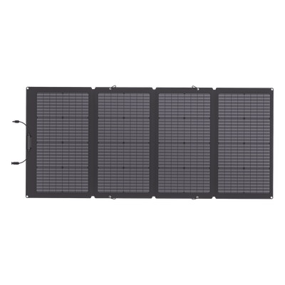 EFFLEX220BF - Módulo Solar Bifacial, Portátil y Flexible de 220W Recomendado para Estaciones Portátiles EFD330, EFD350 ó EFD500 / Ajuste de Ángulo / Carga Eficiente / Incluye Cable XT60 a MC4