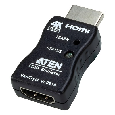VC081A - Emulador EDID HDMI / 4K UHD 3840x2160@60Hz 4:4:4 / Almacenamiento EDID / Interruptor de Aprendizaje / Diseño Compacto