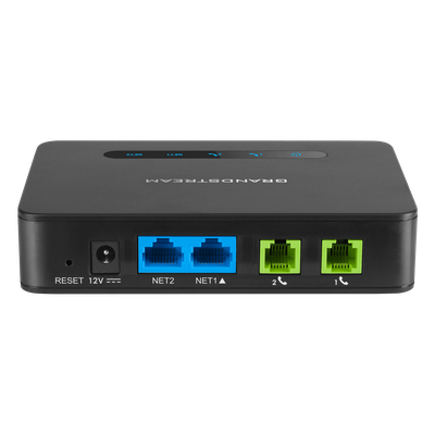 HT-812-V2 - Grandstream Adaptador de Teléfono Analógico ATA / 2 Puertos FXS / Router NAT Gigabit HT-812-V2