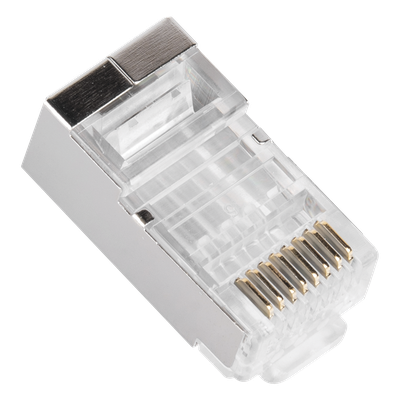 TC6S-100 - Linkedpro By Epcom Plug Modular RJ45 / Cat6 Blindado / Chapado Oro 30µ TC6S-100