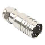 TT11-F03 - Conector F Macho / Plegable / 75 Ohm / Para Cable RG-11 / Rango -20°C a 80°C / Cuerpo Bronce-Niquelado