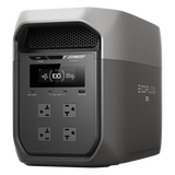 EFDL3M - Estación de Energía Portátil EcoFlow DELTA 3 MAX, 2048Wh, Batería LiFePO4, Salida 2400W (Surge 4800W)