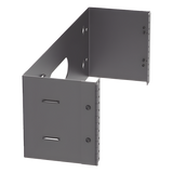 WBH4 - Rack Abierto de Pared con Bisagras / 4 UR / 19 in / Profundidad 159 mm (6.26 in) / Carga 18 kg (40 lb) / Bajo Perfil