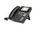 X6 - Teléfono IP empresarial para 20 líneas SIP, Voz HD, 3 Pantallas LCD a Color, 12 teclas BLF, PoE