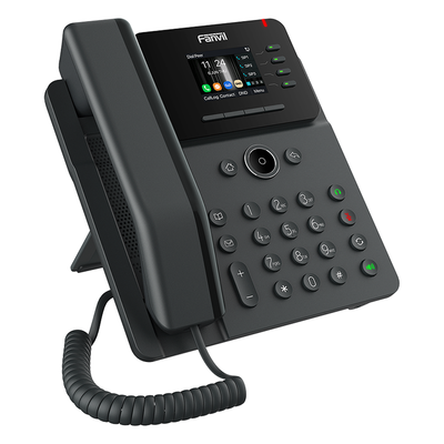 V61G - Teléfono IP Empresarial / 4 Líneas SIP / Pantalla Color 2.4" / Puertos Gigabit / PoE / Conferencia 6 Vías