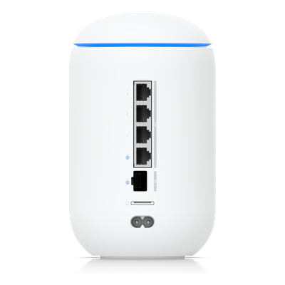 UDR7 - Cloud Gateway de Escritorio / Wi-Fi 7 6 Flujos / Banda 6 GHz / Switch 4 Puertos 2.5GbE / PoE / 10G SFP+ / 64 GB microSD / 300 Clientes
