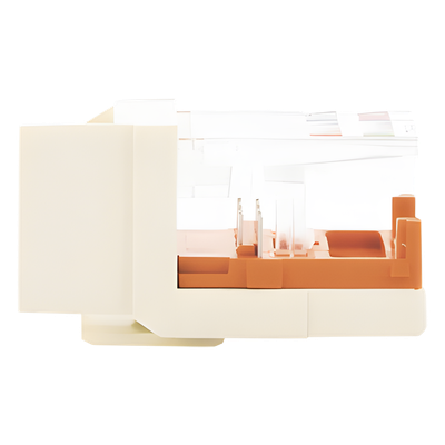 NK5E88MIWY - Jack Keystone / Cat 5e / 8P8C / Leadframe / T568A-B / Sin Blindaje / Blanco Mate