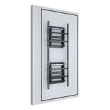 EMVW1600 - Soporte Estructural Modular para Pantallas | Altura Ajustable de 200 mm a 1600 mm | Ancho 600 mm | Profundidad 134 mm a 300 mm | Diseño Metálico| Comp