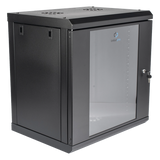 SR1912LH3GA - Linkedpro Gabinete de Pared 12U / Profundidad 455 mm (18 in) / Cristal Templado SR1912LH3GA
