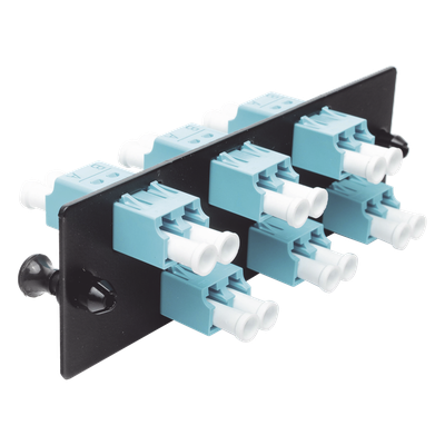 FAP6WAQDLCZ - Panduit Placa Acopladora de Fibra Óptica / 12 Fibras OM3/OM4 / 6 Conectores LC Dúplex