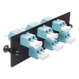 FAP6WAQDLCZ - Panduit Placa Acopladora de Fibra Óptica / 12 Fibras OM3/OM4 / 6 Conectores LC Dúplex