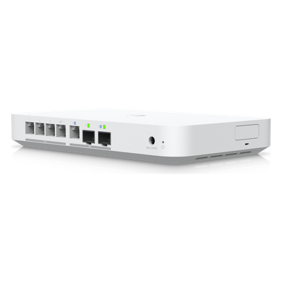 UCG-FIBER - Cloud Gateway / 10G / 4x 2.5GbE / 1x 10G SFP+ / 50 Dispositivos / 500 Clientes / 3.28 ft x 3.28 ft