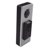 DS-K1T501SF - 2 EN 1 / Lector Biométrico IP65 con Función de Videoportero y lector QR Incluida/ Llamada a APP de Smartphone Hik-Connect P2P (No requiere monitor) /  Soporta Tarjetas - Huellas - Códigos QR / Cámara 2 MP Compatible con DVRs y