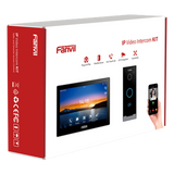 VIK-01 - Kit Videoportero IP / Pantalla Táctil 7" HD / Cámara 2 Megapixel / Wi-Fi Dual Band / PoE / 10,000 Tarjetas RFID / ONVIF