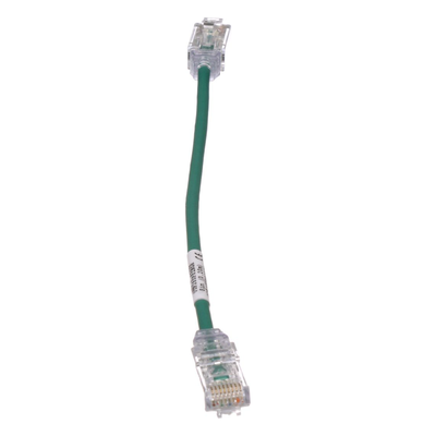 UTP28SP8INGR - Cable de Parcheo Cat6 UTP / 28AWG Diámetro Reducido / 3.8 mm / 20.2 cm (0.66 ft) / Verde / LSZH-CM