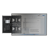 APM-10-01 - Brateck Panel de Almacenamiento AV Deslizante / Capacidad 10 kg (22 lbs) / Rango 300 mm