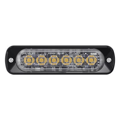 SP6A - Signalpro Luz Auxiliar LED / 6 LED Alta Potencia / Perfil Bajo 9 mm SP6A