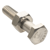 TORN-TZ30G - Paquete de tornillos con tuercas / Acero inoxidable 1/4 x 1 1/4 pulg / 6 piezas / Incluye arandelas reforzadas