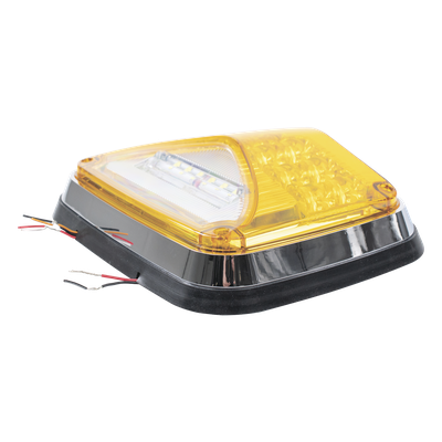 XLTE1755A - Luz de Advertencia LED / 8 x 6" / 11 Patrones de Destello / IP67 / 12-30 VCC / ECE R65 / SAE J845