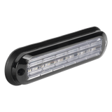 XLT1835W - Luz Auxiliar Ultra Brillante / 6 LEDs 3W / IP67 / ECE R65 / SAE J595 Clase I / 12 Patrones Destello / 142.6×36×14 mm / 5.6×1.4×0.55 in