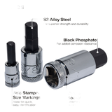 65233-HEX - Klein Tools Juego de Dados / 13 Piezas / SAE-Métrico-Hex-Torx® 65233-HEX