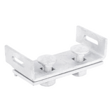 LP-HST - Herraje de Suspensión Tangente / Cable Figura 8 / Poste Concreto o Madera / Acero Galvanizado / Protección UV
