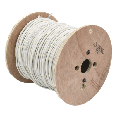 3221-5012 - Carrete de 152 Metros (500 Pies) de Cable / 2 x 16 AWG / Blindado / Plenum / Color Blanco / Para Aplicaciones de Audio, Seguridad y Control
