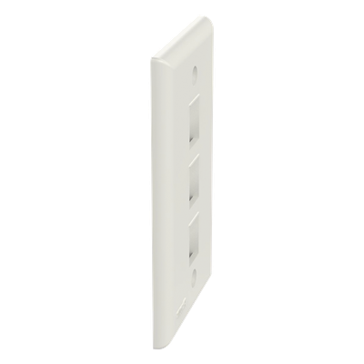 NK3FNIW - Panduit Placa de Pared Vertical / 3 Puertos Keystone / ABS NK3FNIW