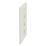 NK3FNIW - Panduit Placa de Pared Vertical / 3 Puertos Keystone / ABS NK3FNIW