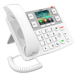 X305 - Teléfono IP / Pantalla 3.5 Pulgadas / Wi-Fi Dual Band / Botones Braille / Bluetooth 4.2 / PoE / 2 Líneas SIP
