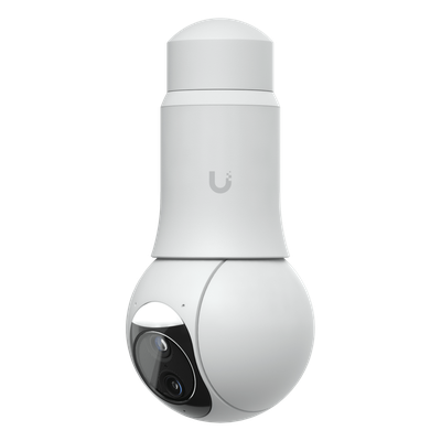 UVC-G6-PTZ-W - Cámara PTZ IP / 4K Dual Lente / Zoom Híbrido 10x / IR 30 m (98.4 ft) / Audio Bidireccional / IP66 / IK04