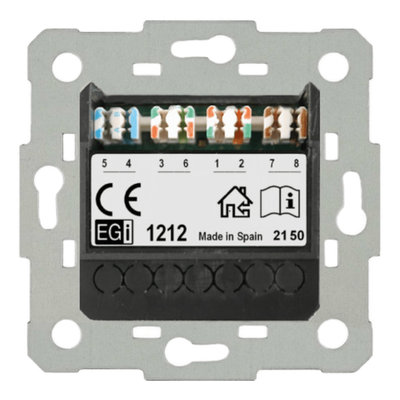 1212 - Mando Bluetooth IP | Control Táctil | Compatible Sistema Millennium | Alimentación PoE | Color Blanco |