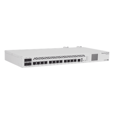 CCR1036-12G-4S - Mikrotik Cloud Core Router, CPU 36 Núcleos, Througput 16Gbps / 24Mpps, 12 Puertos Gigabit