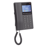 GHP631W - GHP631W, Teléfono Hotelero IP Negro, WiFi-6, LCD Color 3.5", 2 SIP 2 líneas, GDMS, soporta PoE