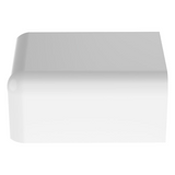 ECF10WH-X - Tapa Final, para uso con canaleta LD10, material ABS, Color Blanco